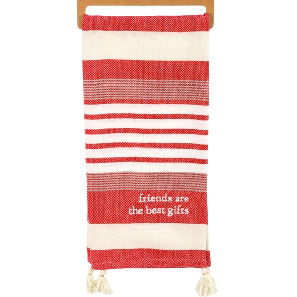 HOLIDAY Friends are the Best Gifts Kitchen Towel - Picture 4 of 6